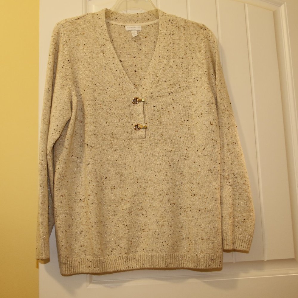 Charter Club Long Sleeve V-Neck Sweater 2X